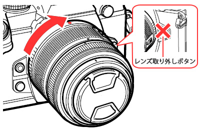 002354]レンズ交換またはレンズ脱着後、モニターに撮影情報のみ表示