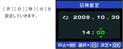 ���A���A���A����ݒ肵�܂��B